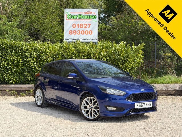 Ford Focus 1.0T Ecoboost St-line Hatchback Blue