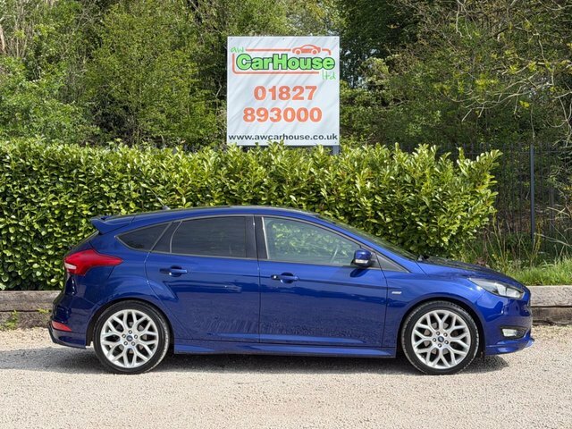 Ford Focus 1.0T Ecoboost St-line Hatchback KS67NLN Blue #5
