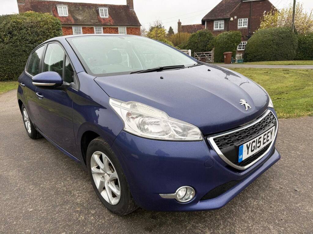 Peugeot 208 Hatchback 1.2 Vti Puretech Active Euro 6 2015 Blue