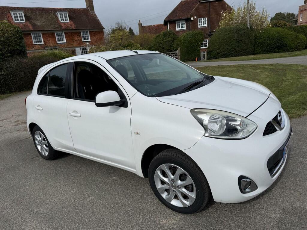 Nissan Micra Hatchback 1.2 Acenta Euro 6 201665 GM65XJX White #2