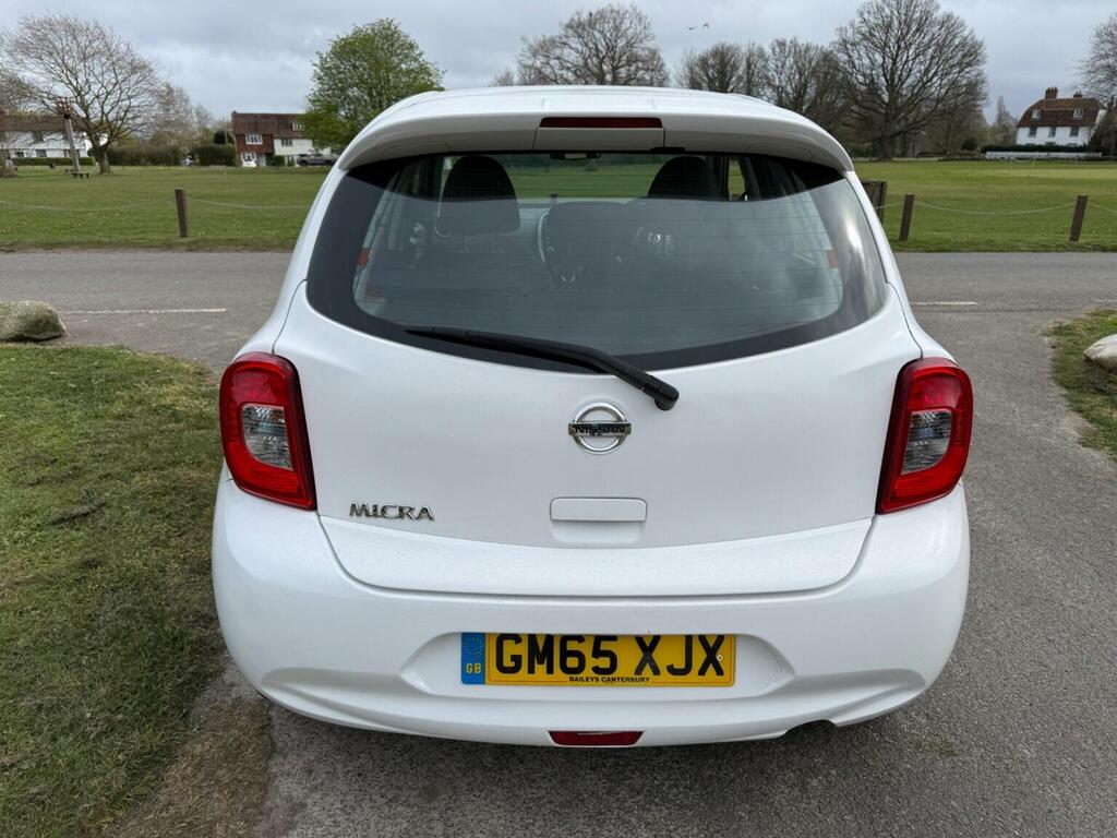 Nissan Micra Hatchback 1.2 Acenta Euro 6 201665 GM65XJX White #5