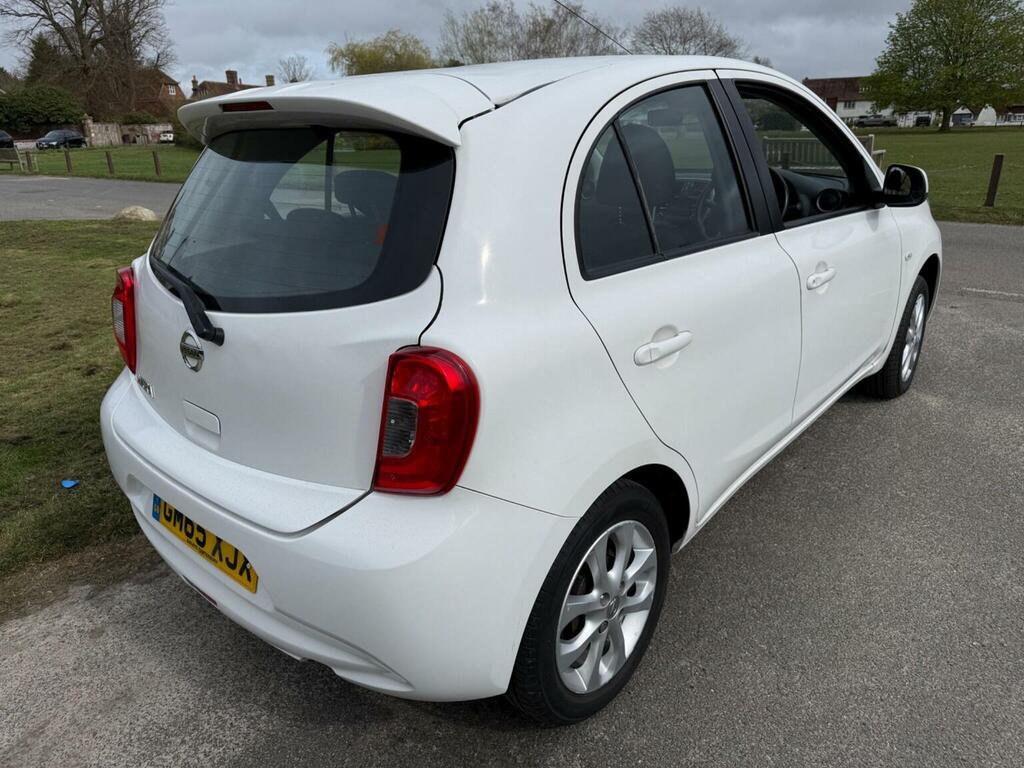 Nissan Micra Hatchback 1.2 Acenta Euro 6 201665 GM65XJX White #4