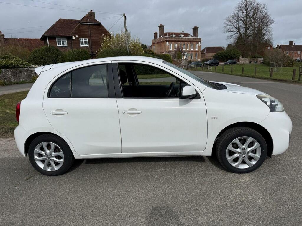 Nissan Micra Hatchback 1.2 Acenta Euro 6 201665 GM65XJX White #3