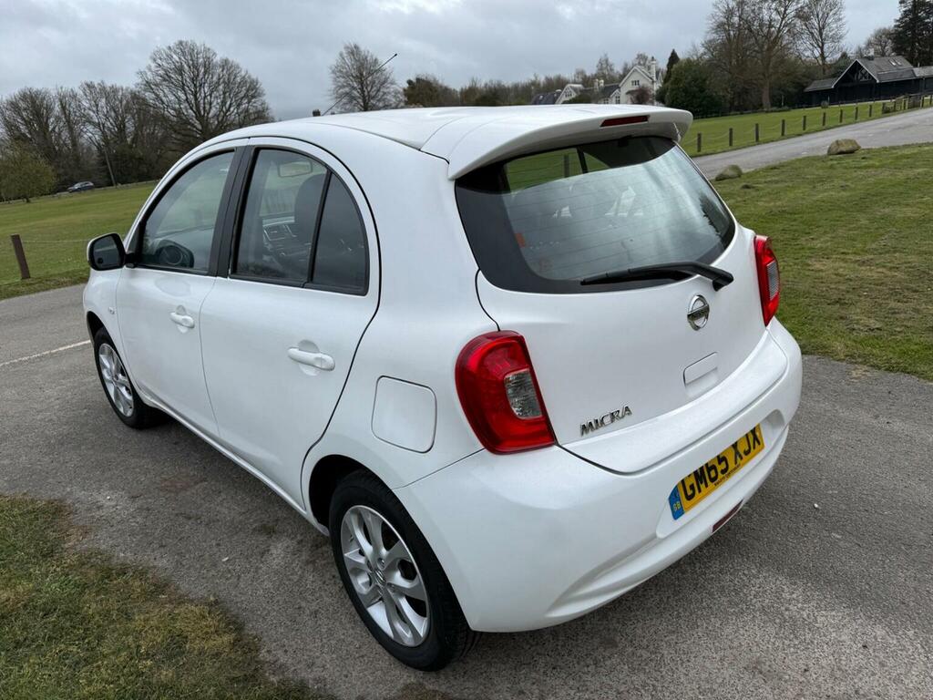 Nissan Micra Hatchback 1.2 Acenta Euro 6 201665 GM65XJX White #6