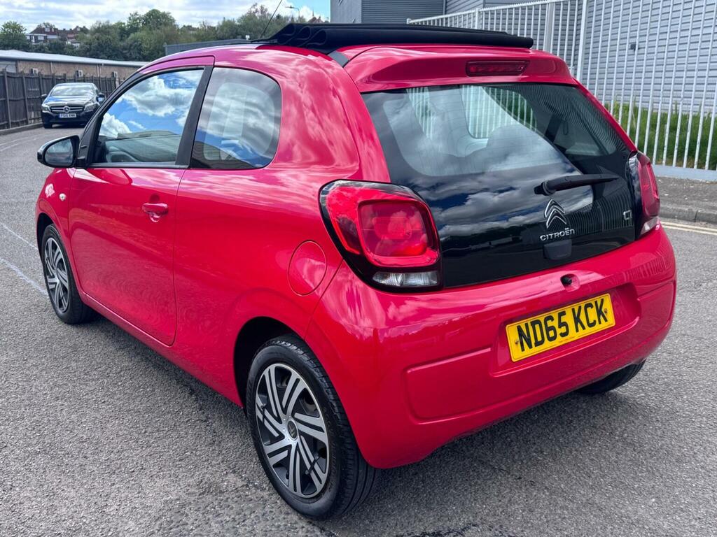 Citroen C1 Hatchback 1.0 Vti Feel Airscape Euro 6 Euro 6 ND65KCK Red #3