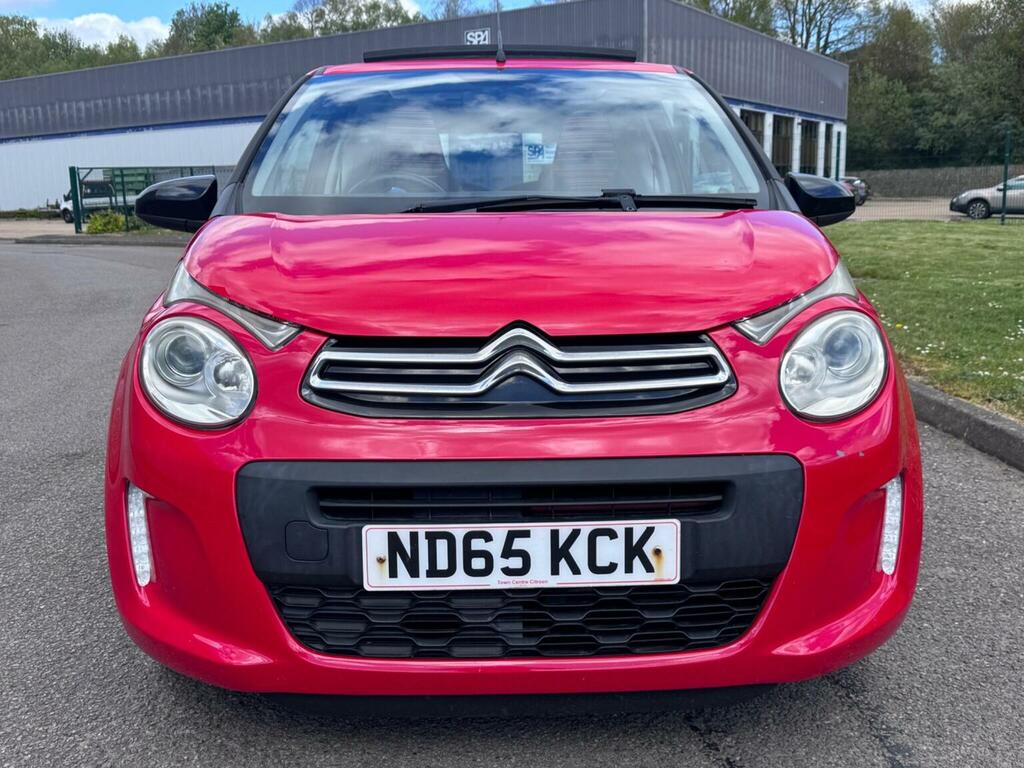 Citroen C1 Hatchback 1.0 Vti Feel Airscape Euro 6 Euro 6 ND65KCK Red #2