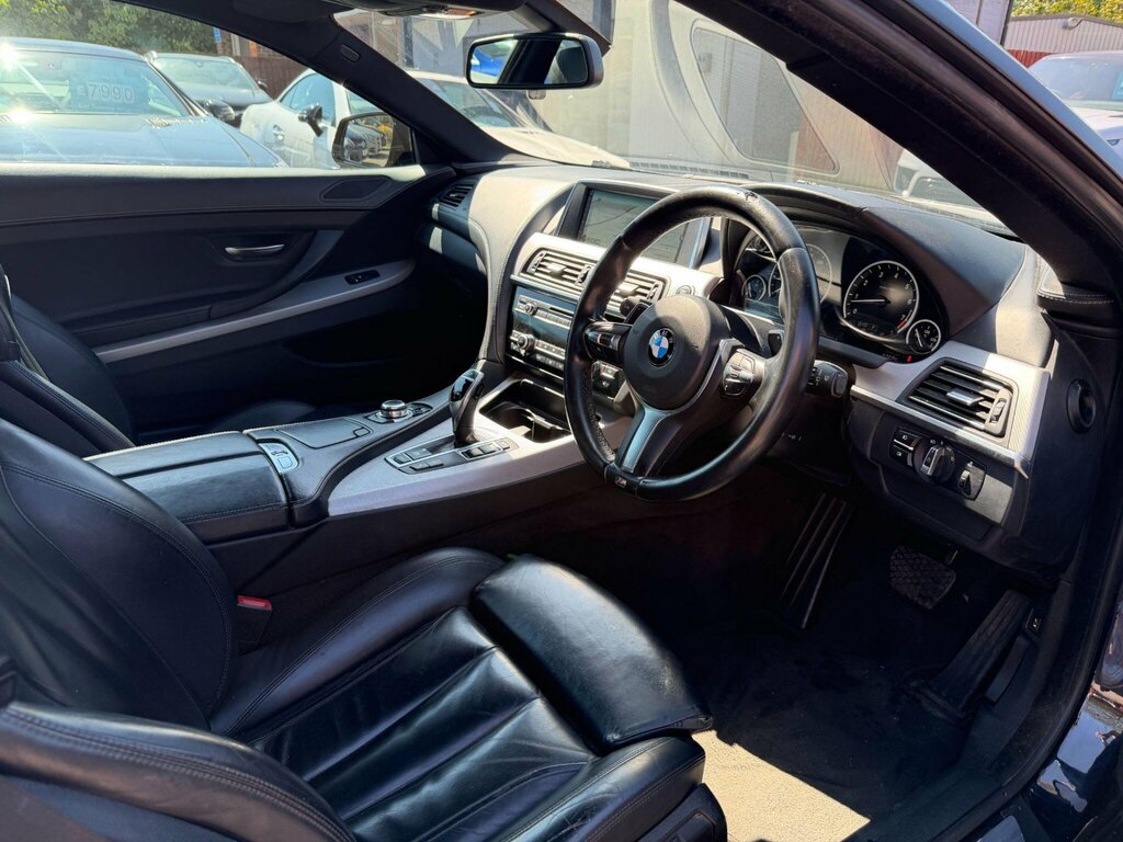 BMW 6 Series 3.0 640I M Sport Euro 6 Ss LS63VZF Black #2