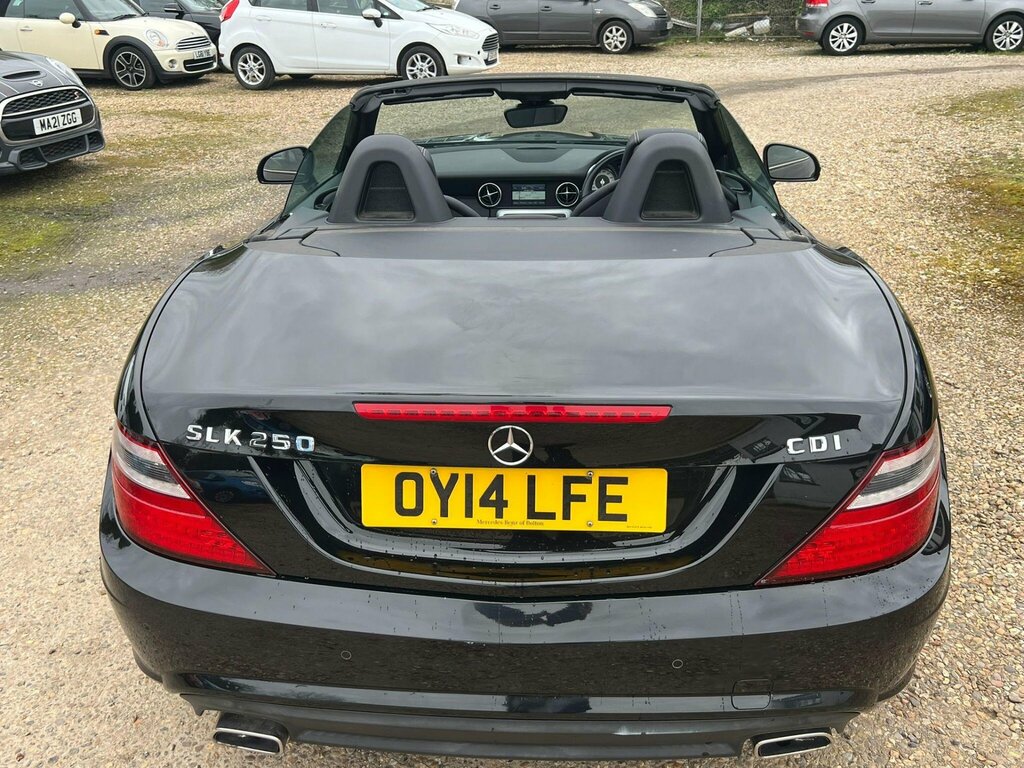 Mercedes-Benz SLK 2.1 Slk250 Cdi Amg Sport G-tronic Euro 5 Ss OY14LFE Black #6