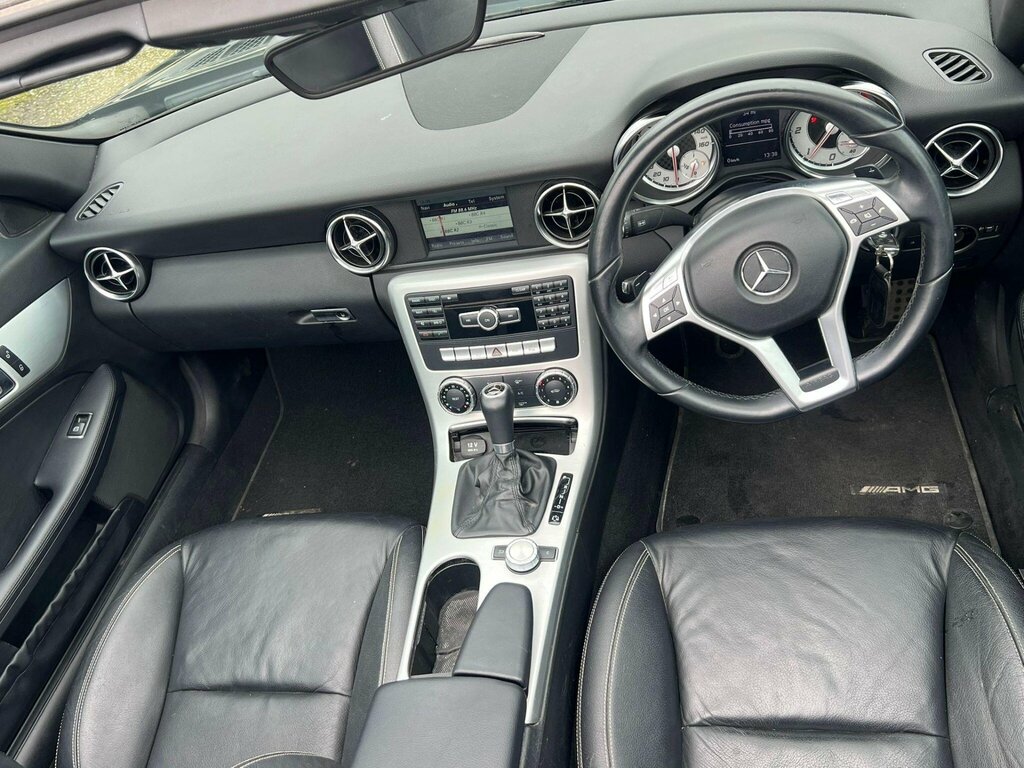 Mercedes-Benz SLK 2.1 Slk250 Cdi Amg Sport G-tronic Euro 5 Ss OY14LFE Black #2