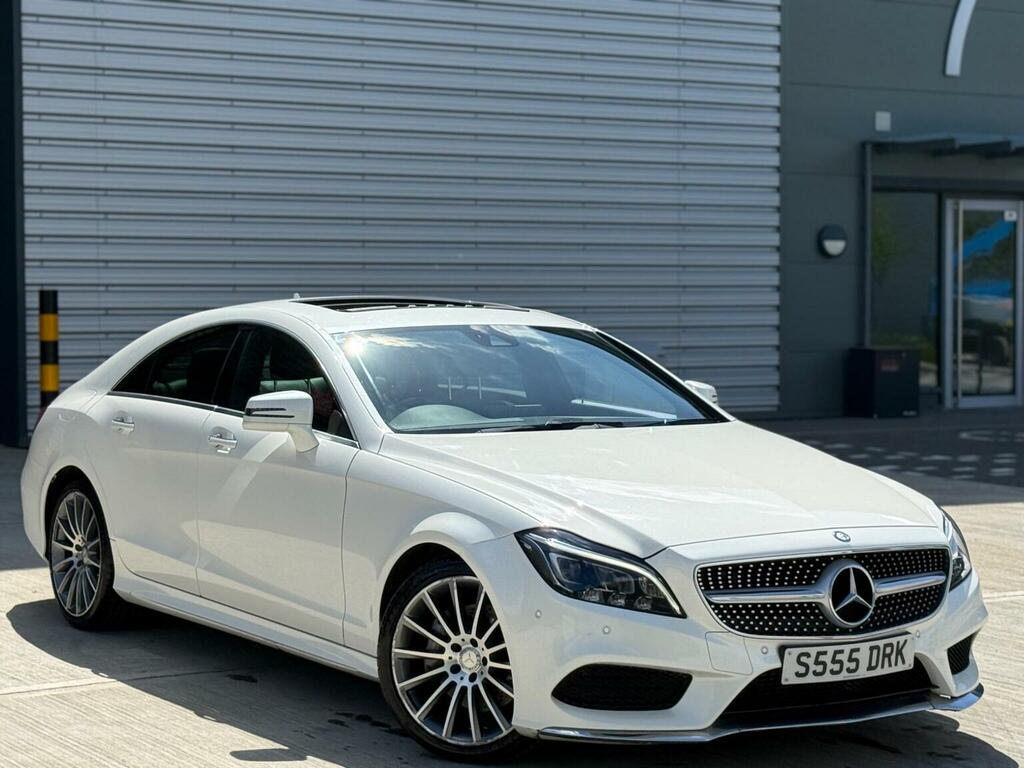 Mercedes-Benz CLS Saloon 3.0 Cls350d V6 Amg Line Premium Plus Coup White