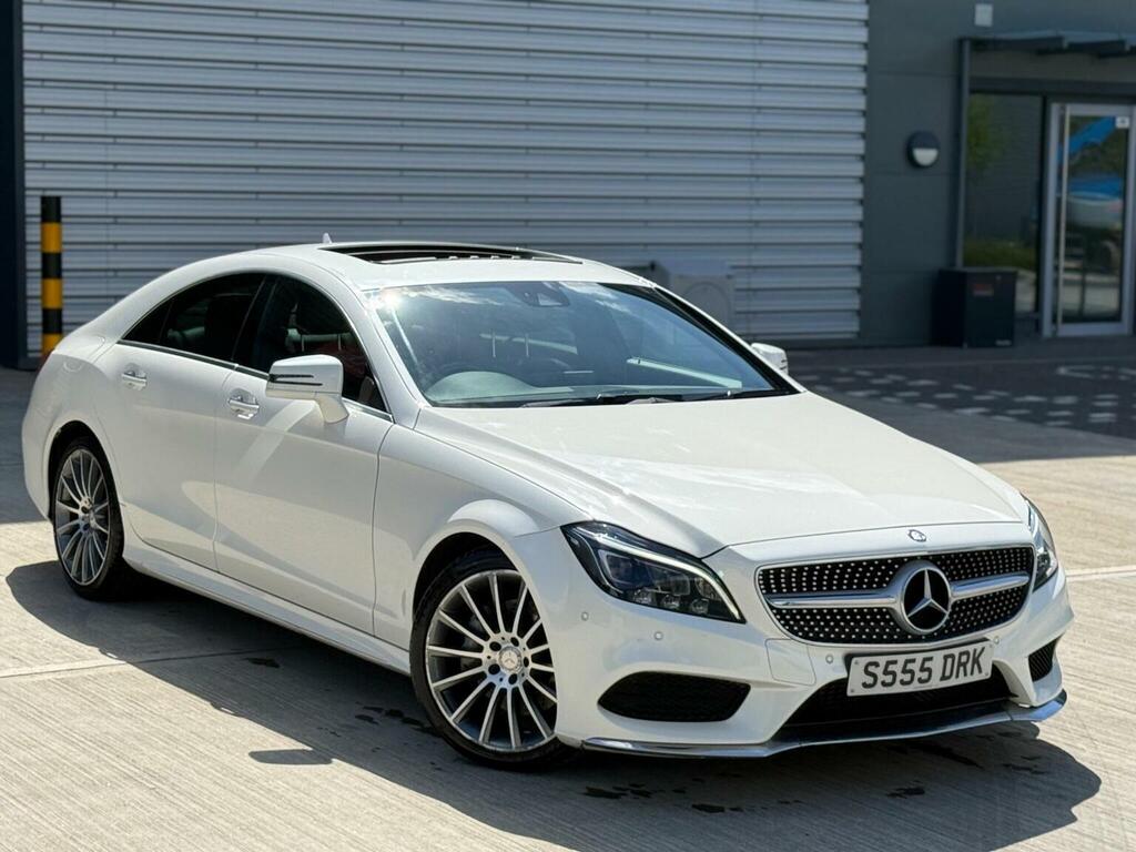 Mercedes-Benz CLS Saloon 3.0 Cls350d V6 Amg Line Premium Plus Coup S555DRK White #4