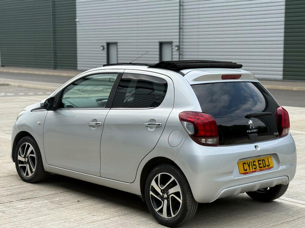 Peugeot 108 Hatchback 1.2 Vti Puretech Allure Top Euro 5 CY15EDJ Silver #5