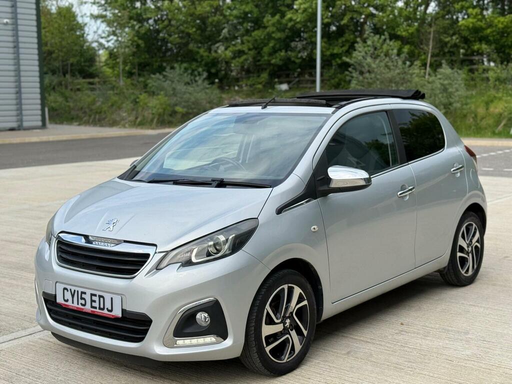 Peugeot 108 Hatchback 1.2 Vti Puretech Allure Top Euro 5 CY15EDJ Silver #3