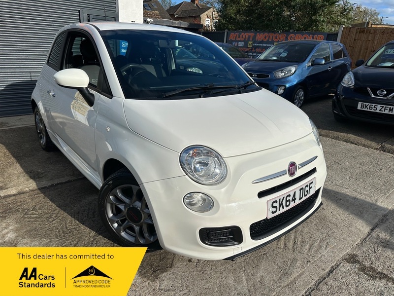 Fiat 500 S White