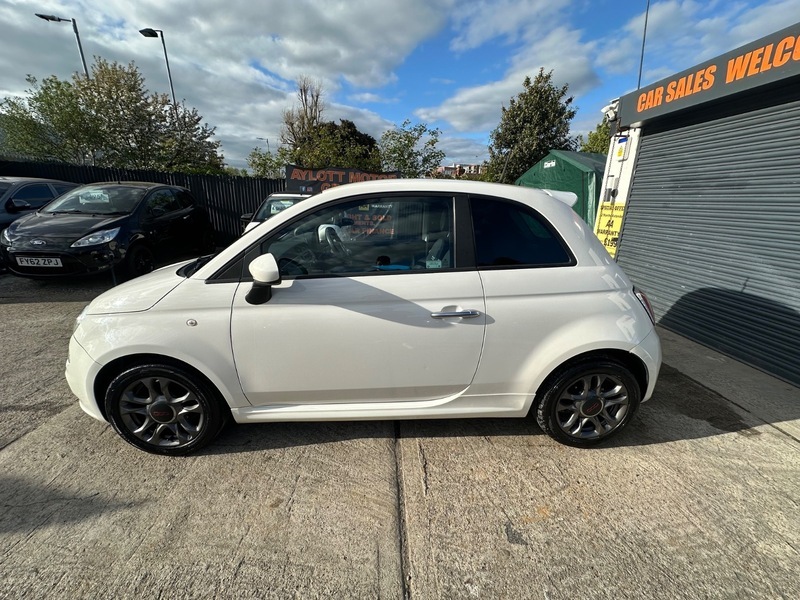 Fiat 500 S White #3