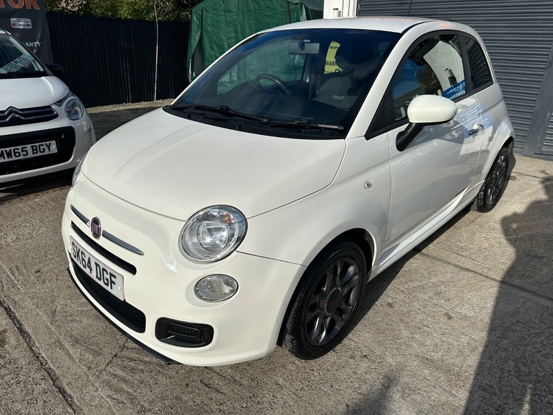 Fiat 500 S White #2