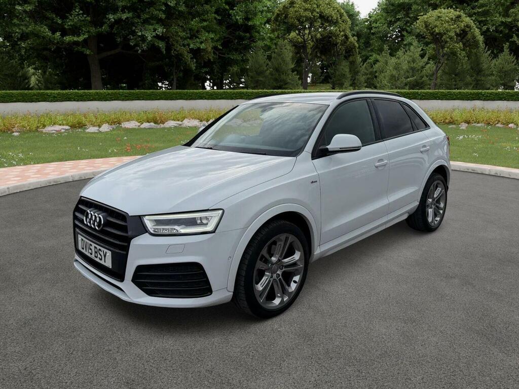 Audi Q3 2.0 Tdi S Line Plus S Tronic Quattro Euro 6 Ss DV15BSY White #2
