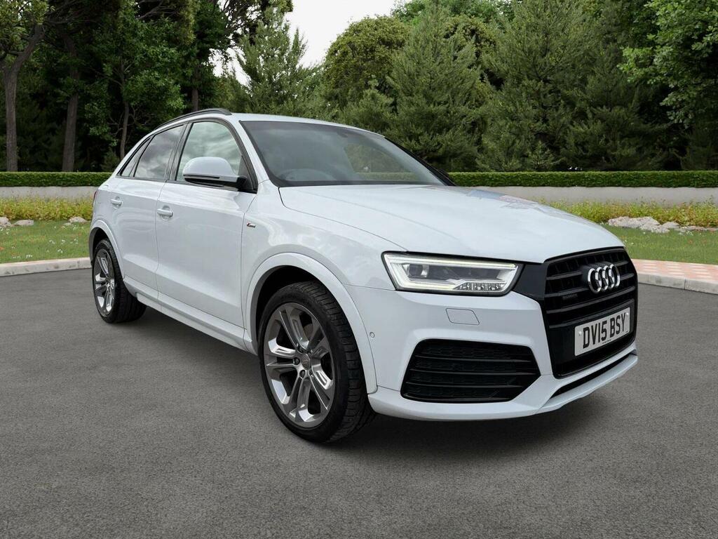 Audi Q3 2.0 Tdi S Line Plus S Tronic Quattro Euro 6 Ss DV15BSY White #5