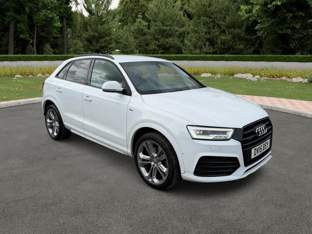 Audi Q3 2.0 Tdi S Line Plus S Tronic Quattro Euro 6 Ss DV15BSY White #4