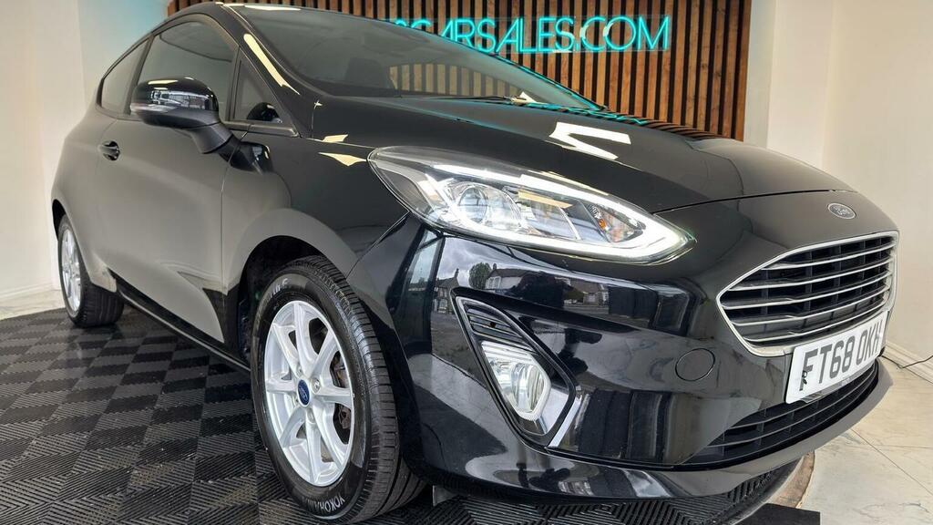 Ford Fiesta Hatchback 1.0T Ecoboost Zetec Euro 6 Ss 20 FT68OKH Black #2