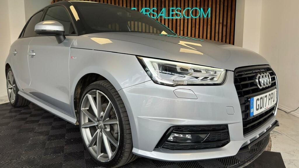 Audi A1 Hatchback 1.6 Tdi Black Edition Sportback S Tronic Silver #2