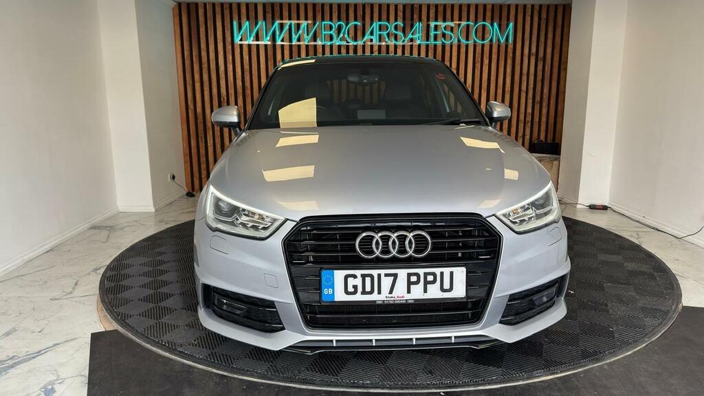 Audi A1 Hatchback 1.6 Tdi Black Edition Sportback S Tronic Silver #3