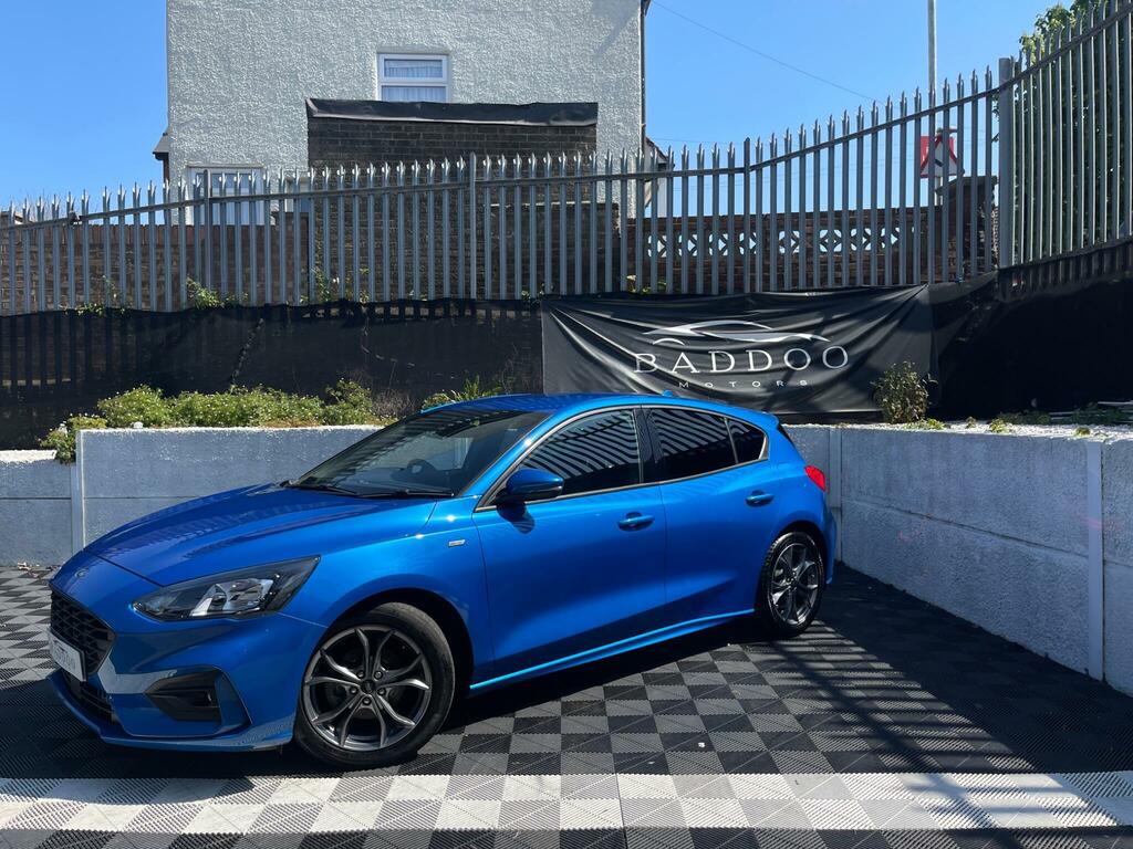 Ford Focus 1.0T Ecoboost St-line Euro 6 Ss OW70CUH Blue #6