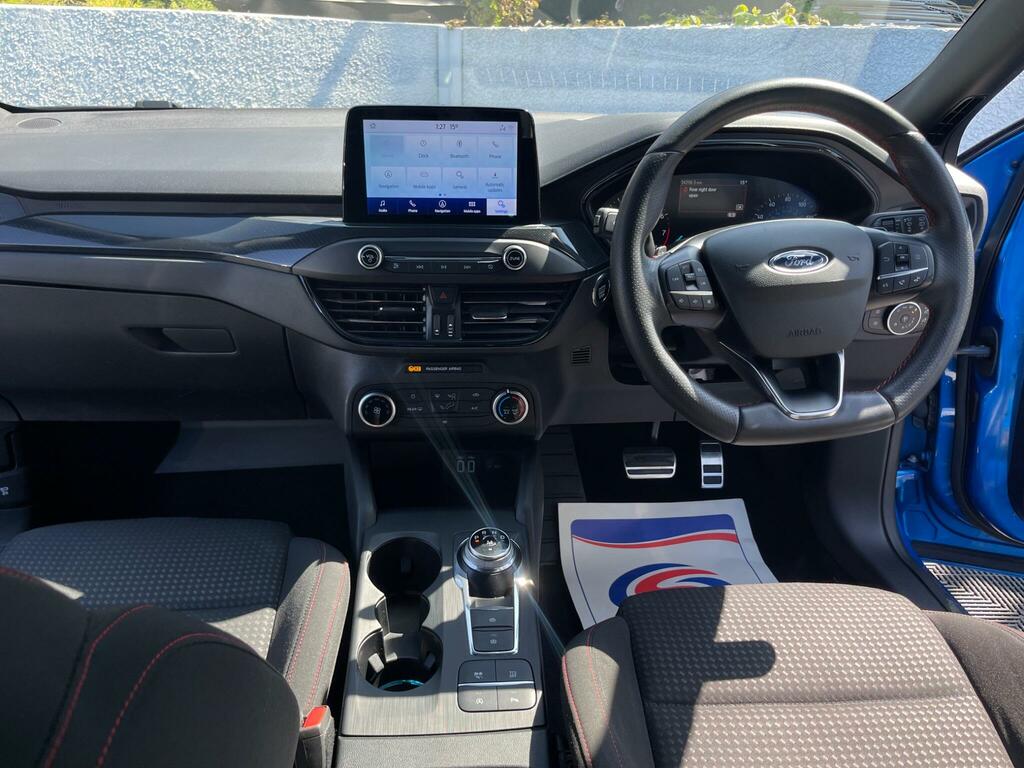 Ford Focus 1.0T Ecoboost St-line Euro 6 Ss OW70CUH Blue #2