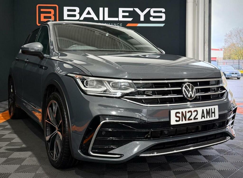 Volkswagen Tiguan 2.0 Tdi R-line Dsg Euro 6 Ss 202222 SN22AMH Grey #3