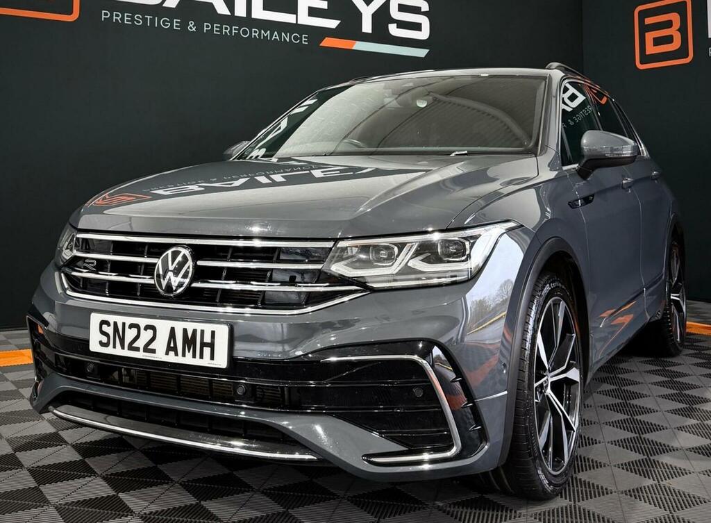 Volkswagen Tiguan 2.0 Tdi R-line Dsg Euro 6 Ss 202222 SN22AMH Grey #6