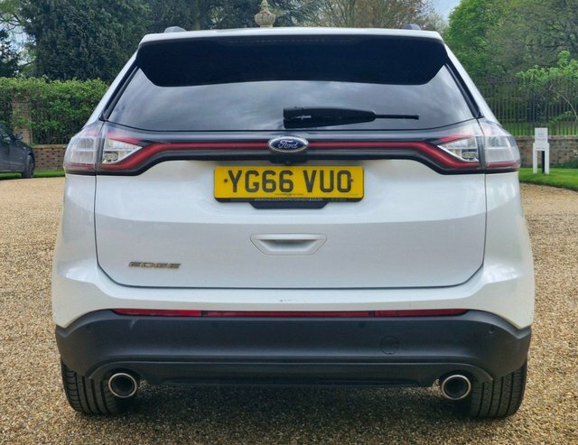 Ford Edge 2.0 Tdci Zetec Suv YG66VUO White #4