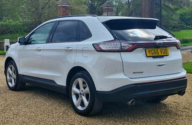 Ford Edge 2.0 Tdci Zetec Suv YG66VUO White #5