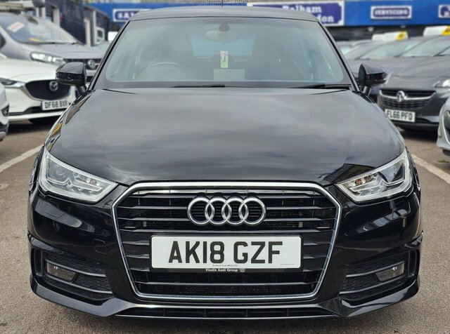 Audi A1 1.4 Tfsi S Line Sportback Euro 6 AK18GZF Black #2