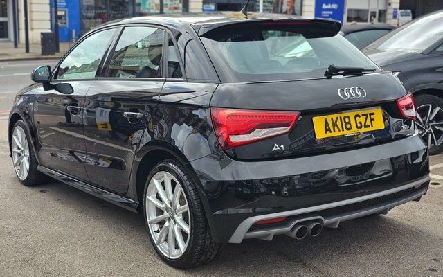 Audi A1 1.4 Tfsi S Line Sportback Euro 6 AK18GZF Black #5