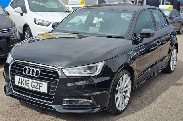 Audi A1 1.4 Tfsi S Line Sportback Euro 6 AK18GZF Black #3
