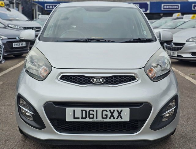 Kia Picanto 1.0 2 Hatchback Euro 5 68 Bhp LD61GXX Silver #2