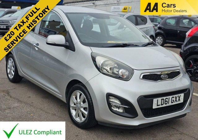 Kia Picanto 1.0 2 Hatchback Euro 5 68 Bhp Silver