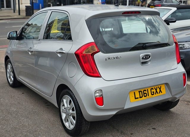 Kia Picanto 1.0 2 Hatchback Euro 5 68 Bhp LD61GXX Silver #5