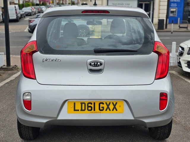 Kia Picanto 1.0 2 Hatchback Euro 5 68 Bhp LD61GXX Silver #6