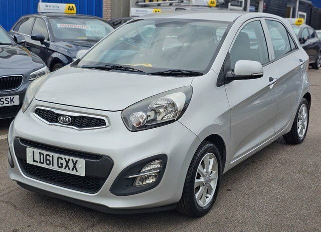 Kia Picanto 1.0 2 Hatchback Euro 5 68 Bhp LD61GXX Silver #3