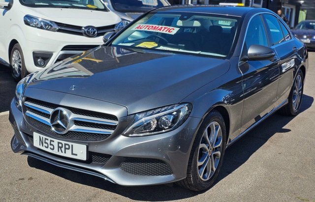 Mercedes-Benz C Class 2.0 C200 Sport Saloon G-troni N55RPL Grey #3