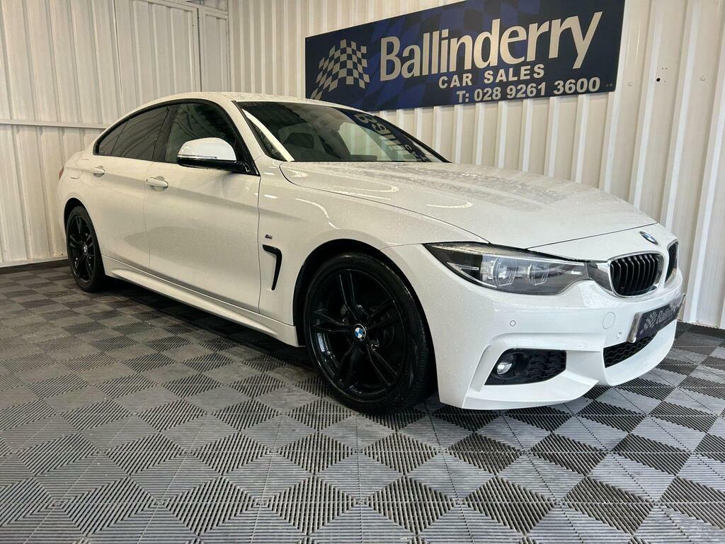 BMW 4 Series Gran Coupe 2.0 420D M Sport Euro 6 S S  White #2