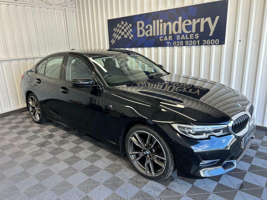 BMW 3 Series 2.0 318D Sport Euro 6 S S Black #2