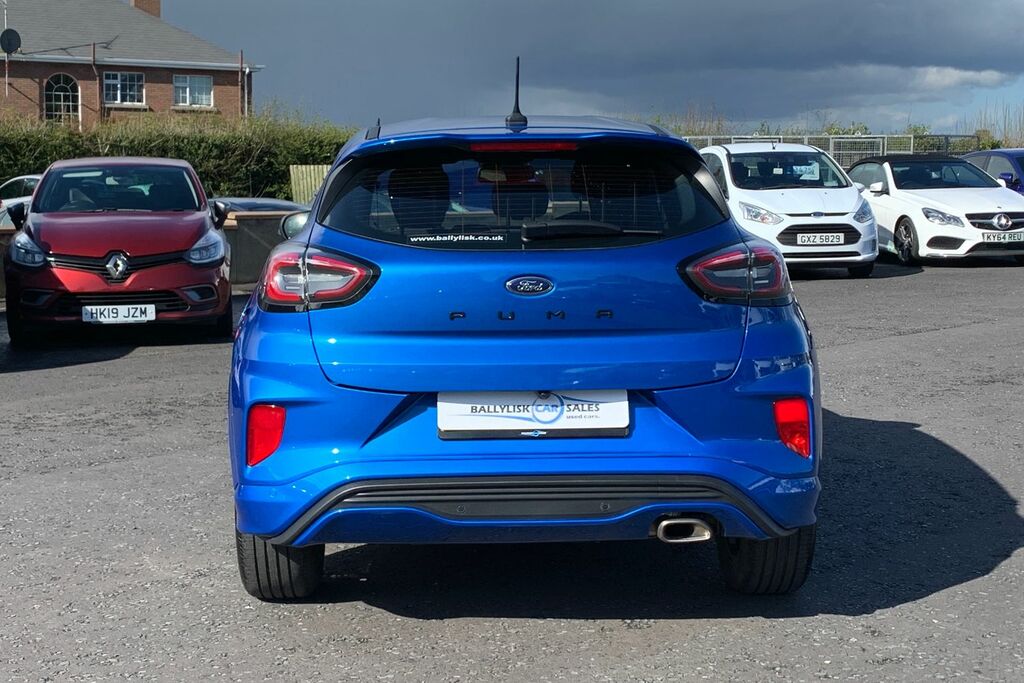 Ford Puma 1.0T 125Ps Mhev St-line In Desert Island Blue With TXZ4563 Blue #5
