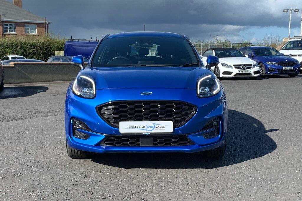 Ford Puma 1.0T 125Ps Mhev St-line In Desert Island Blue With TXZ4563 Blue #4