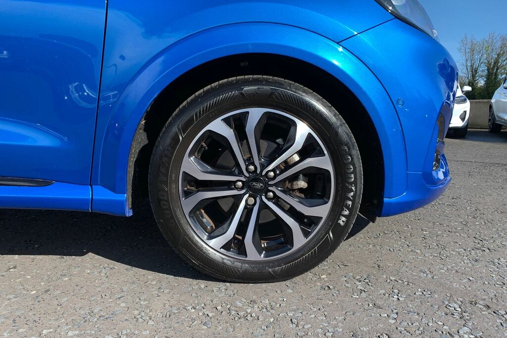 Ford Puma 1.0T 125Ps Mhev St-line In Desert Island Blue With TXZ4563 Blue #6