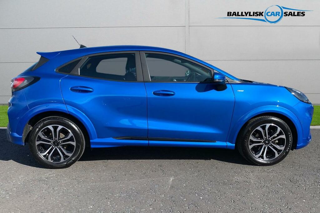 Ford Puma 1.0T 125Ps Mhev St-line In Desert Island Blue With TXZ4563 Blue #3