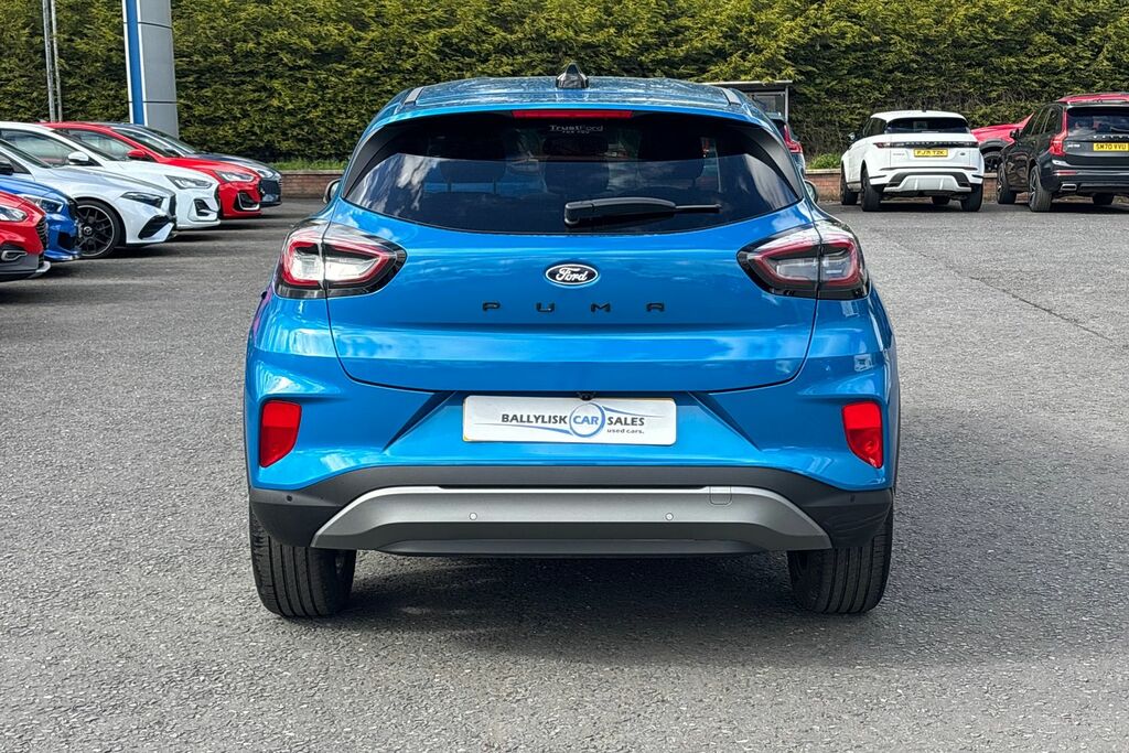 Ford Puma 1.0T 125Ps Titanium In Digital Aqua Blue With 3K XRZ2374 Blue #5