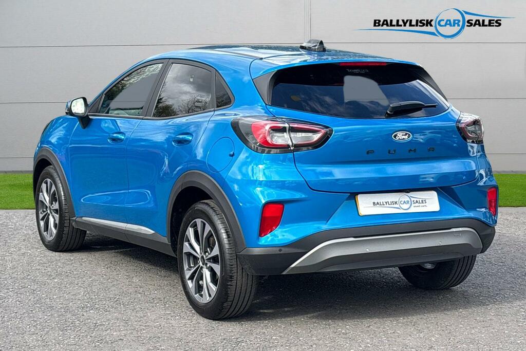 Ford Puma 1.0T 125Ps Titanium In Digital Aqua Blue With 3K XRZ2374 Blue #2