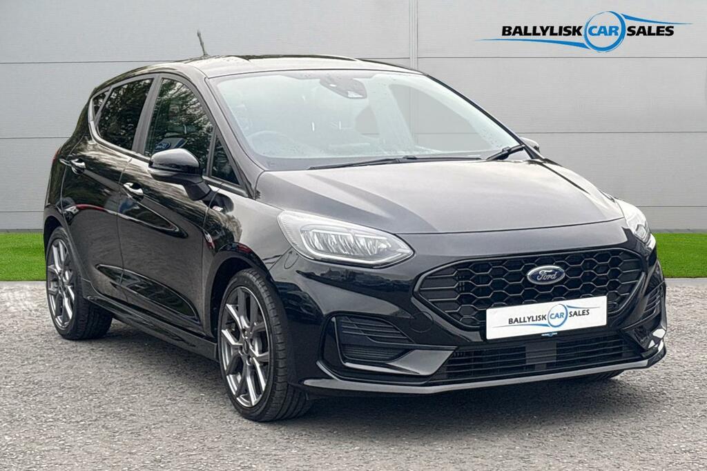 Ford Fiesta 1.0T 100Ps St-line In Black With 21K Black